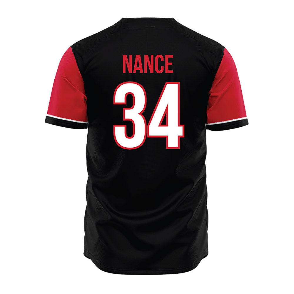 NC State - NCAA Baseball : Anderson Nance - Black Jersey-1