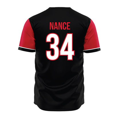NC State - NCAA Baseball : Anderson Nance - Black Jersey-1