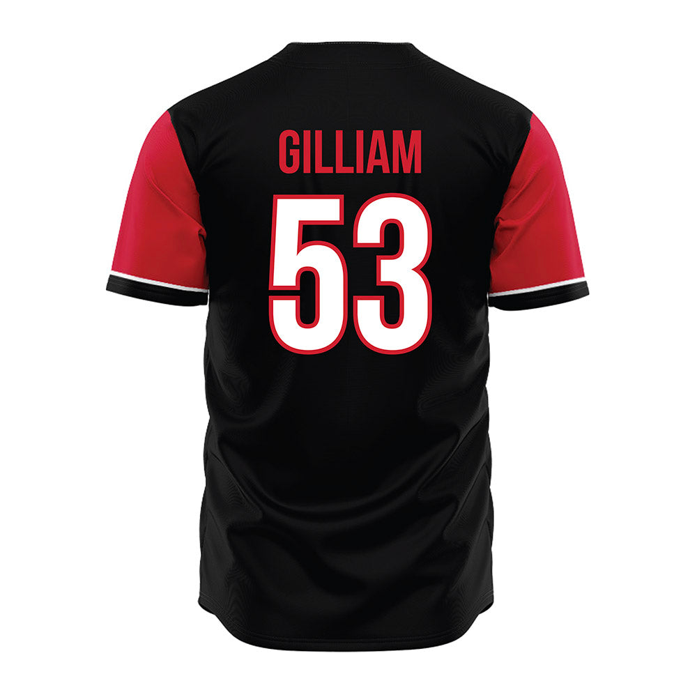 NC State - NCAA Baseball : Jet Gilliam - Black Jersey-1