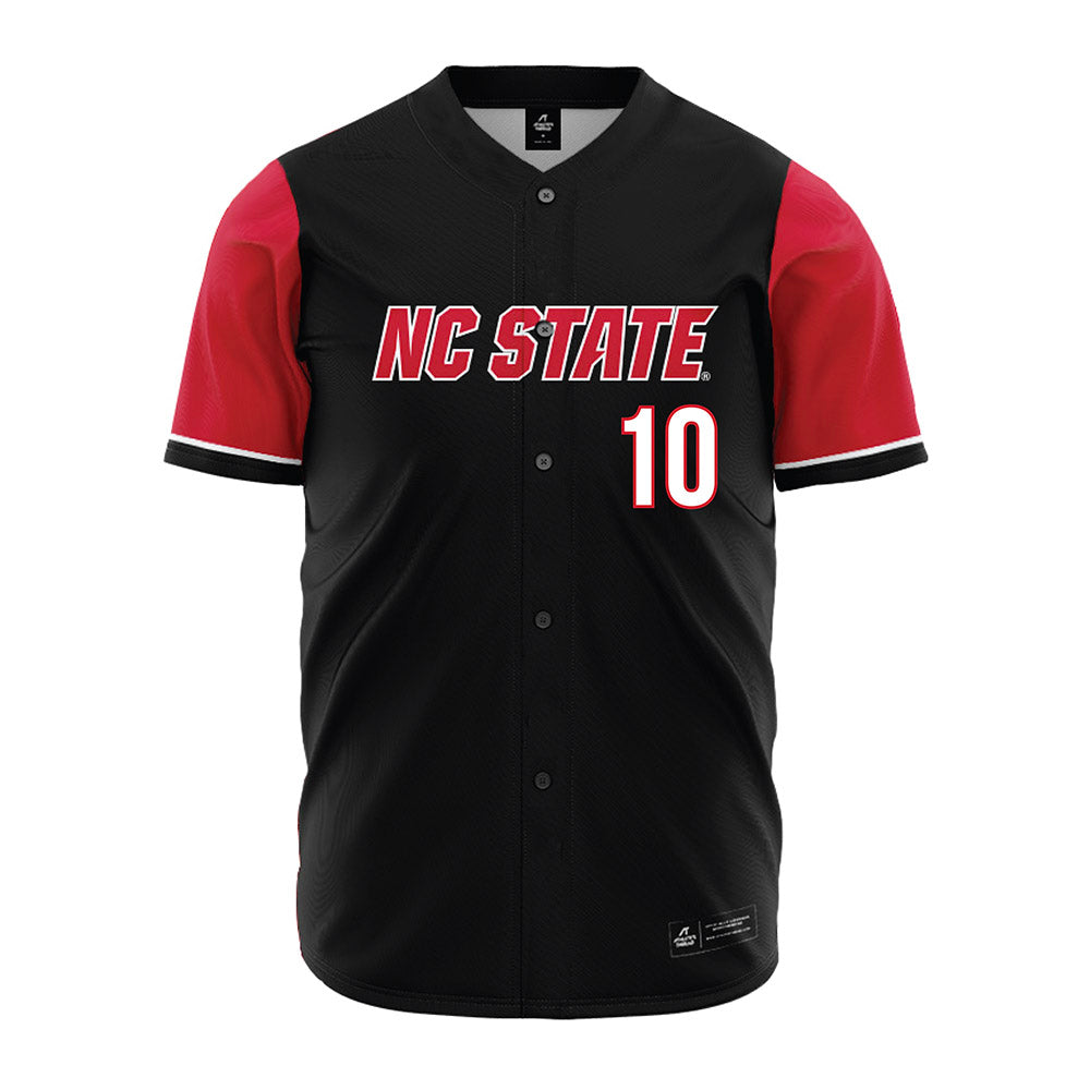 NC State - NCAA Baseball : Truitt Manuel - Black Jersey-0