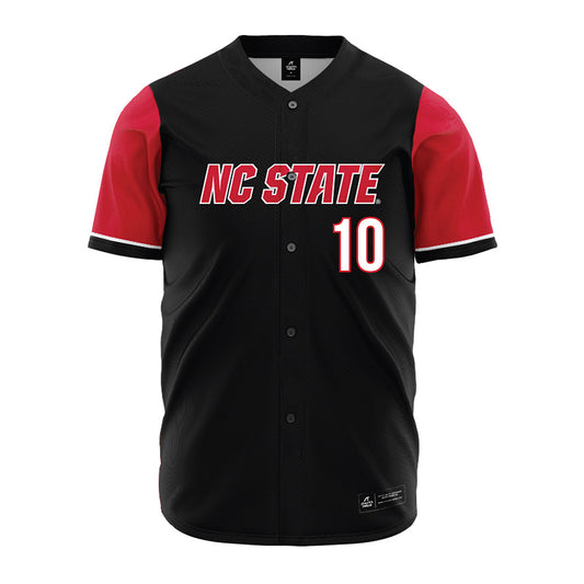 NC State - NCAA Baseball : Truitt Manuel - Black Jersey-0