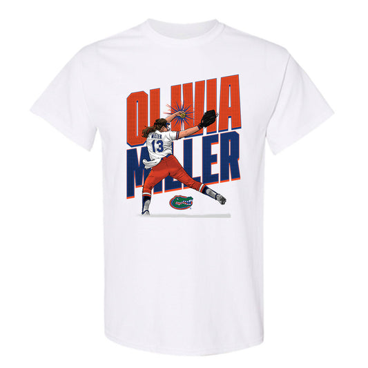 Florida - NCAA Softball : Olivia Miller - Individual Caricature T-Shirt