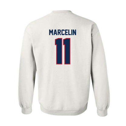 FAU - NCAA Football : Gavench Marcelin - Classic Shersey Crewneck Sweatshirt-1