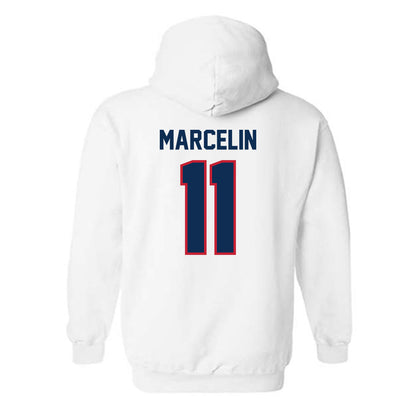 FAU - NCAA Football : Gavench Marcelin - Classic Shersey Hooded Sweatshirt-1