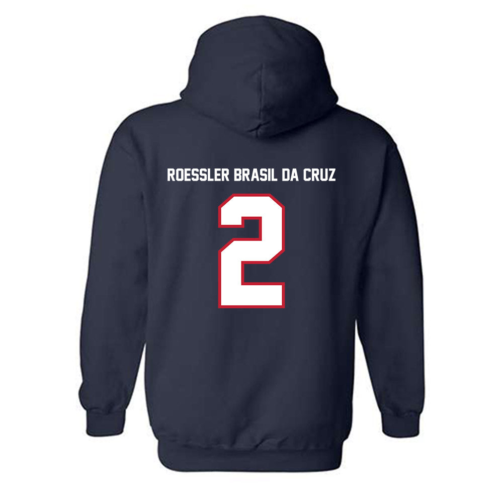 FAU - NCAA Women's Volleyball : Ana Paula Roessler Brasil da Cruz - Classic Shersey Hooded Sweatshirt-1