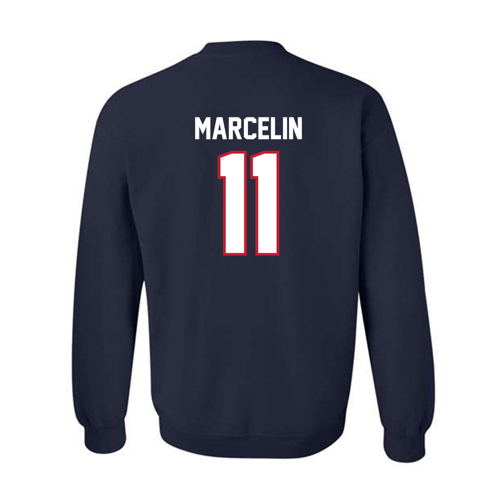 FAU - NCAA Football : Gavench Marcelin - Classic Shersey Crewneck Sweatshirt-1