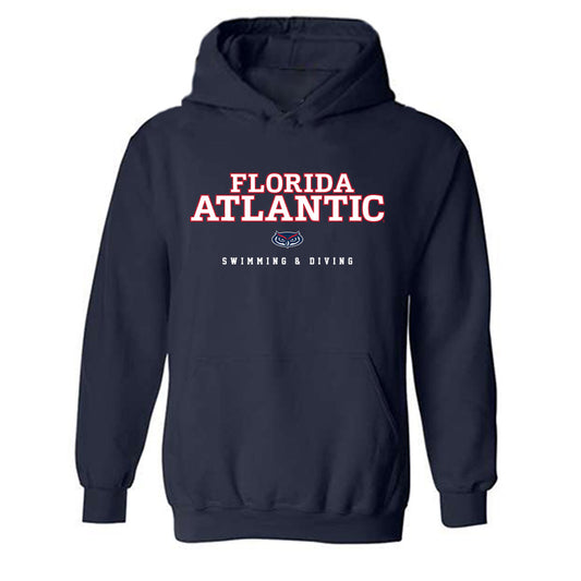 FAU - NCAA Women's Swimming & Diving : Fynn Langley - Classic Shersey Hooded Sweatshirt-0