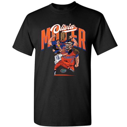 Florida - NCAA Softball : Olivia Miller - Player Illustration T-Shirt