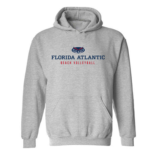 FAU - NCAA Beach Volleyball : Allison Spittal - Classic Shersey Hooded Sweatshirt-0