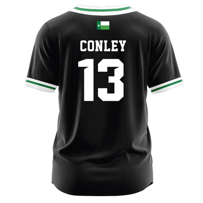 North Texas - NCAA Softball : Madison Conley - Black Jersey-1