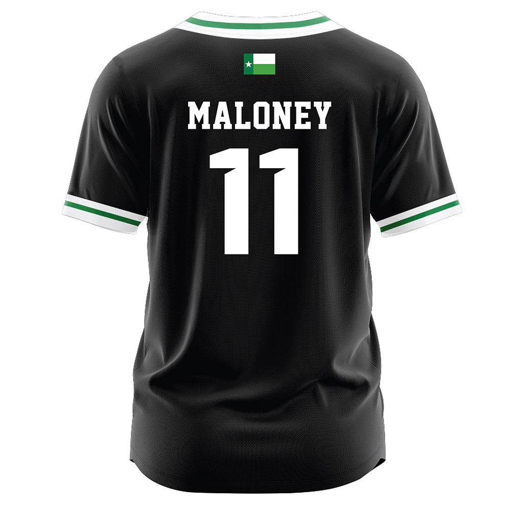 North Texas - NCAA Softball : Gracie Maloney - Black Jersey-1