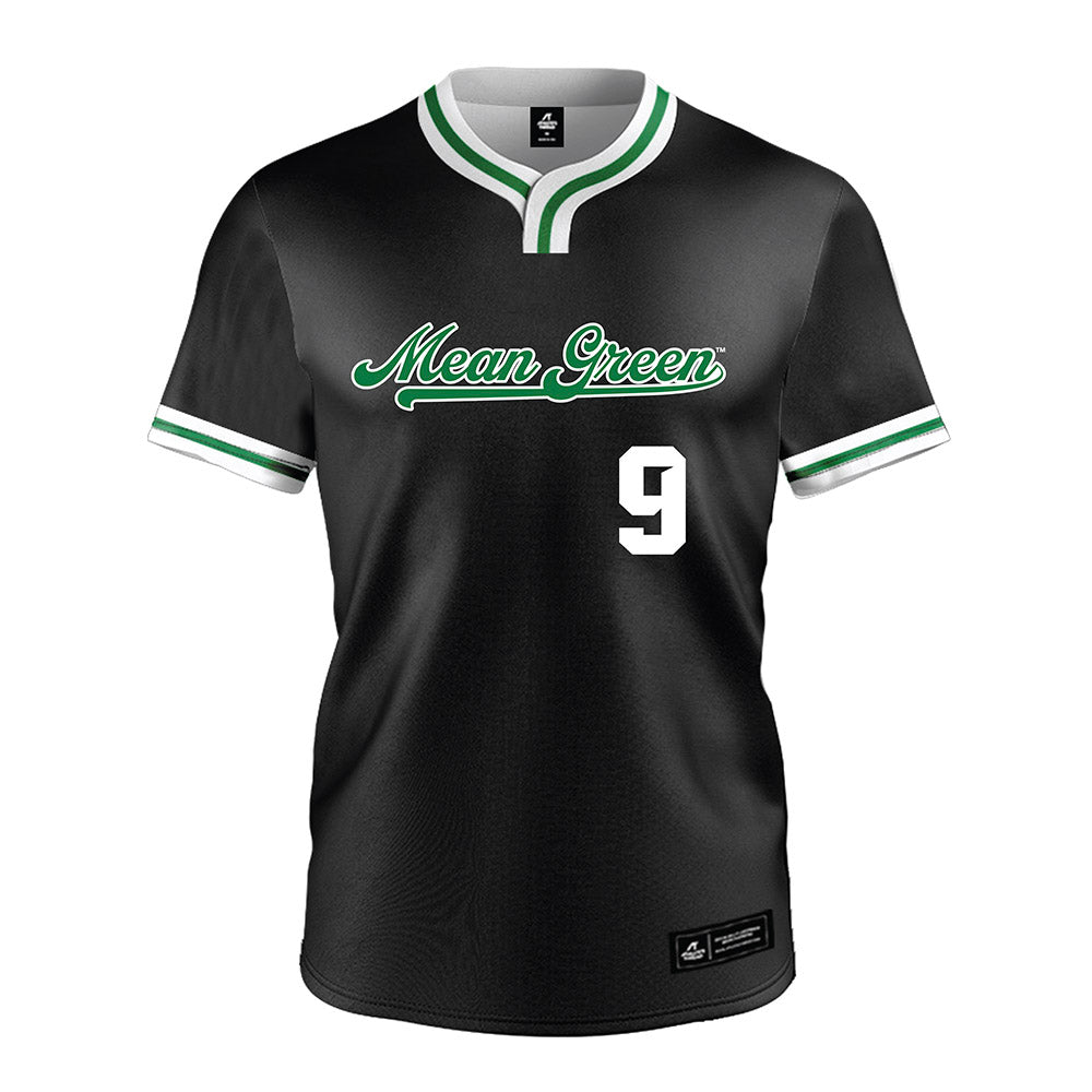 North Texas - NCAA Softball : Eva Daniels - Black Jersey-0