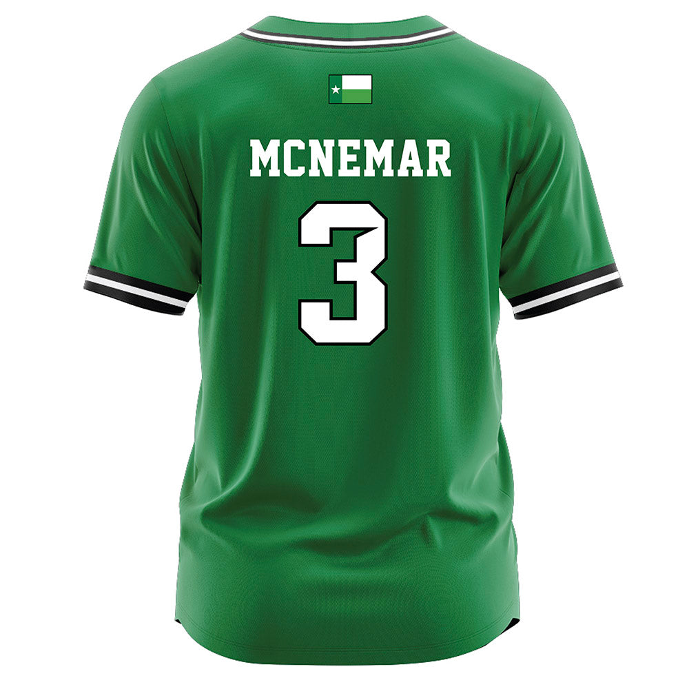 North Texas - NCAA Softball : Blayze McNemar - Green Jersey-1