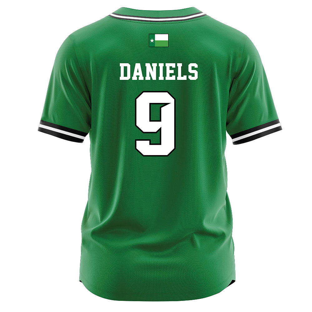 North Texas - NCAA Softball : Eva Daniels - Green Jersey-1