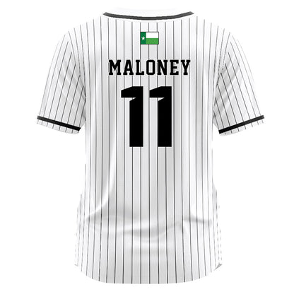 North Texas - NCAA Softball : Gracie Maloney - White Pinstripe Jersey-1