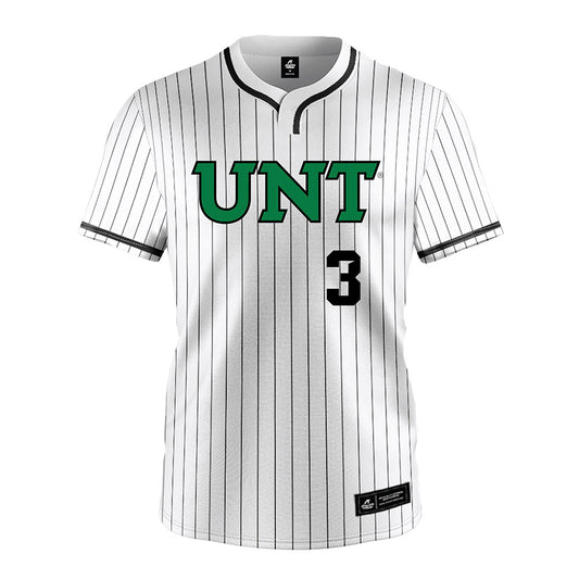 North Texas - NCAA Softball : Blayze McNemar - White Pinstripe Jersey-0