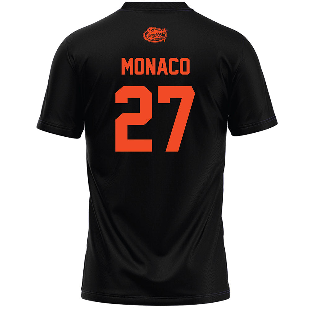 Florida - NCAA Women's Lacrosse : Gianna Monaco - Black Lacrosse Jersey -1