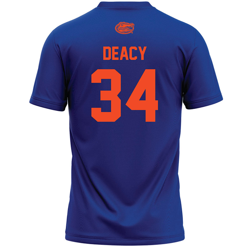 Florida - NCAA Women's Lacrosse : Alyssa Deacy - Blue Lacrosse Jersey