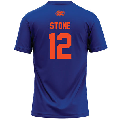 Florida - NCAA Women's Lacrosse : Alexa Stone - Blue Lacrosse Jersey -1
