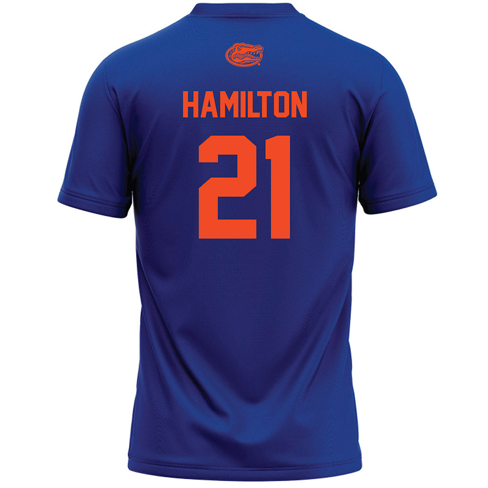 Florida - NCAA Women's Lacrosse : Clark Hamilton - Blue Lacrosse Jersey