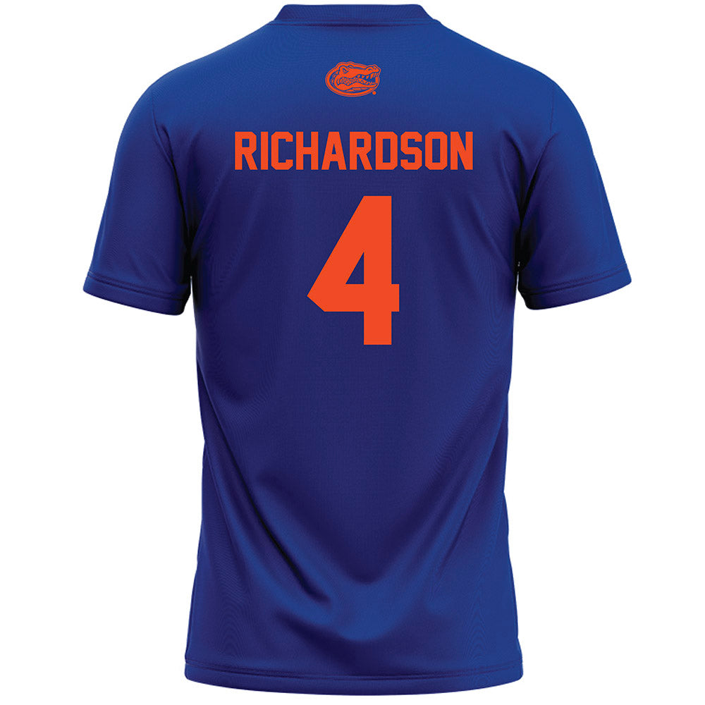 Florida - NCAA Women's Lacrosse : Kennedy Richardson - Blue Lacrosse Jersey -1