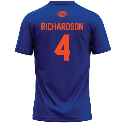 Florida - NCAA Women's Lacrosse : Kennedy Richardson - Blue Lacrosse Jersey -1
