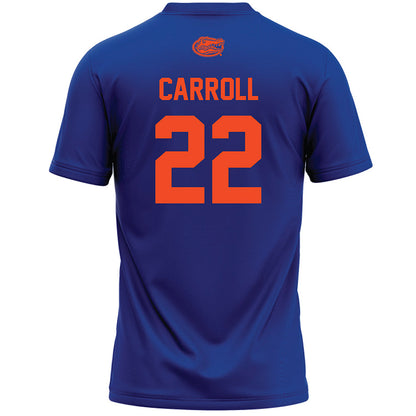 Florida - NCAA Women's Lacrosse : Madison Carroll - Blue Lacrosse Jersey -1