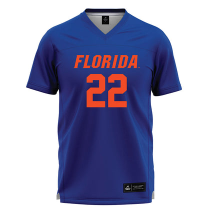 Florida - NCAA Women's Lacrosse : Madison Carroll - Blue Lacrosse Jersey -0