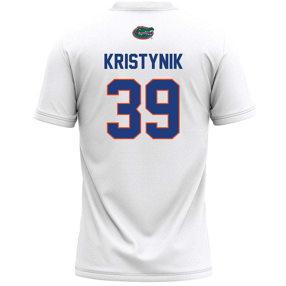 Florida - NCAA Women's Lacrosse : Ava Kristynik - White Lacrosse Jersey -1