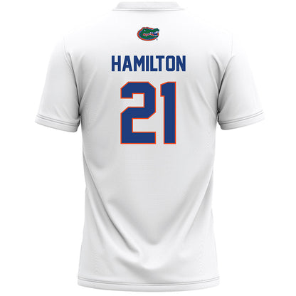 Florida - NCAA Women's Lacrosse : Clark Hamilton - White Lacrosse Jersey