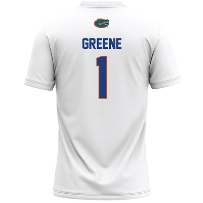 Florida - NCAA Women's Lacrosse : Gabby Greene - White Lacrosse Jersey