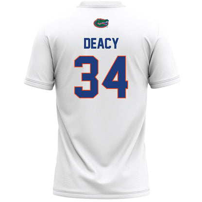 Florida - NCAA Women's Lacrosse : Alyssa Deacy - White Lacrosse Jersey