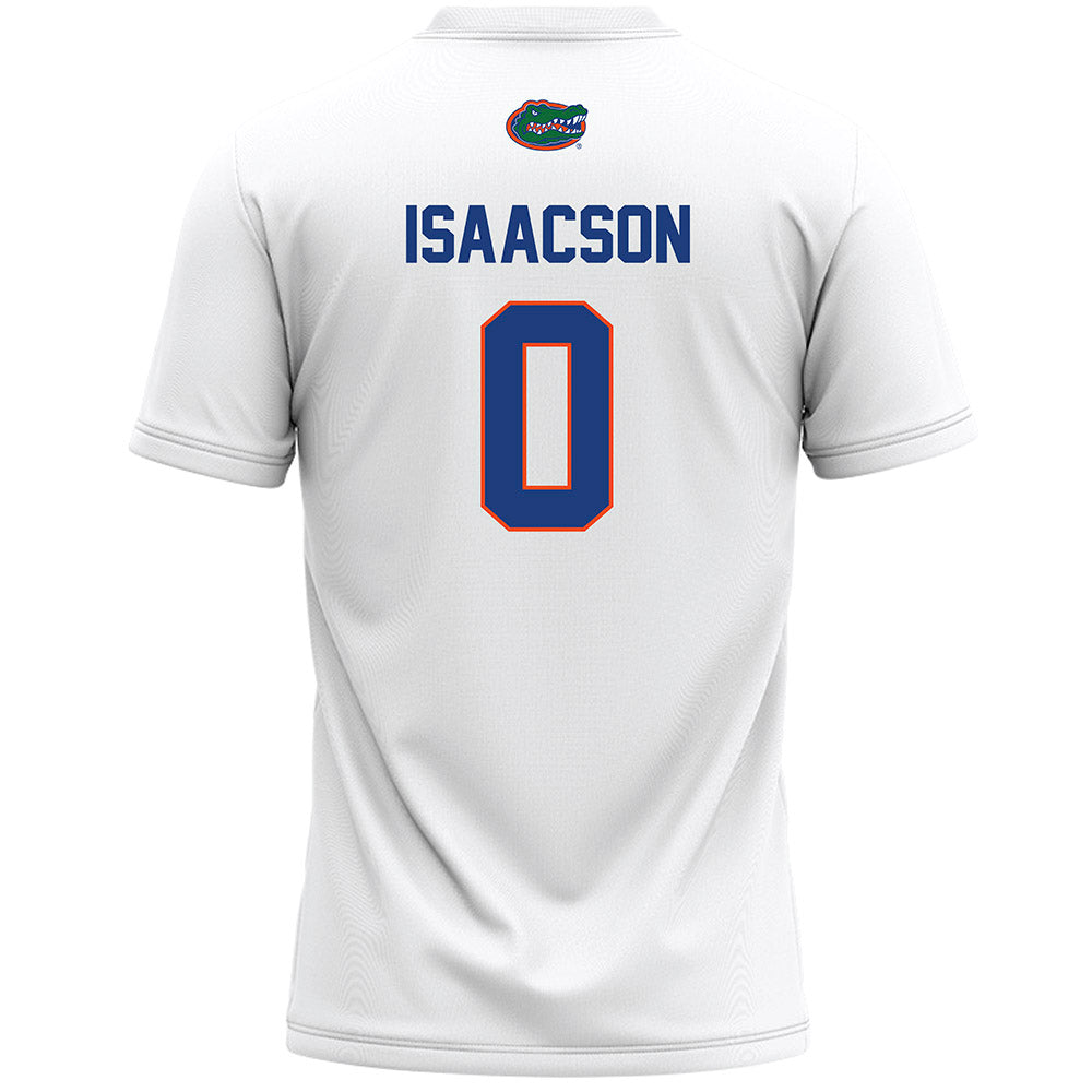 Florida - NCAA Women's Lacrosse : Cate Isaacson - White Lacrosse Jersey