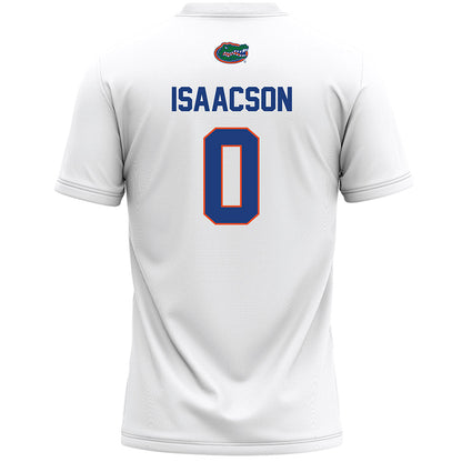 Florida - NCAA Women's Lacrosse : Cate Isaacson - White Lacrosse Jersey