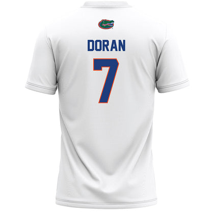 Florida - NCAA Women's Lacrosse : Molly Doran - White Lacrosse Jersey -1