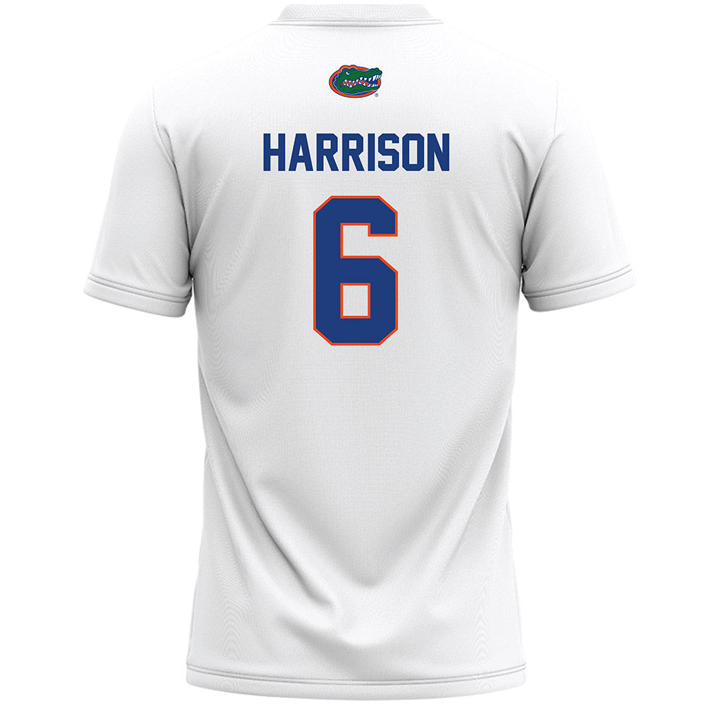 Florida - NCAA Women's Lacrosse : Liz Harrison - Lacrosse Jersey White