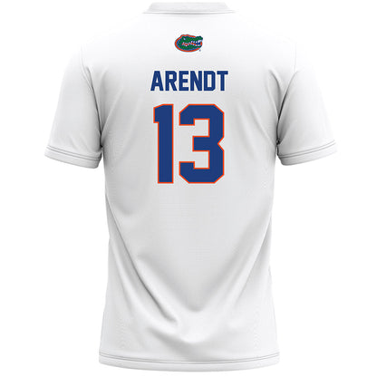 Florida - NCAA Women's Lacrosse : Maureen Arendt - White Lacrosse Jersey