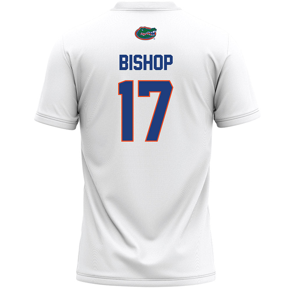Florida - NCAA Women's Lacrosse : Cali Bishop - White Lacrosse Jersey