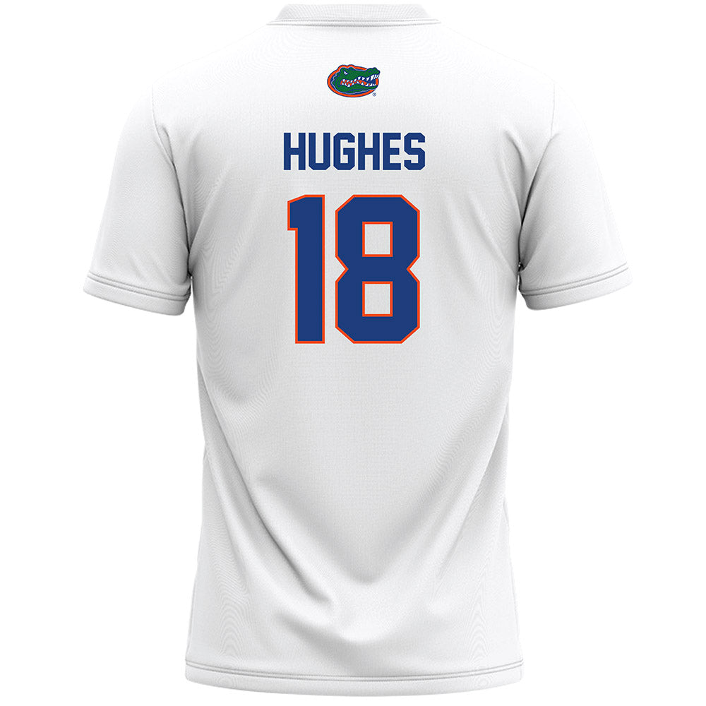 Florida - NCAA Women's Lacrosse : Samantha Hughes - White Lacrosse Jersey