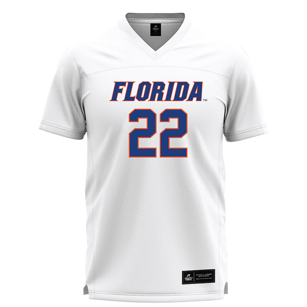 Florida - NCAA Women's Lacrosse : Madison Carroll - White Lacrosse Jersey -0