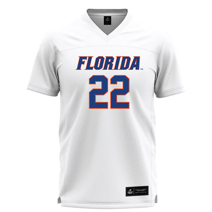 Florida - NCAA Women's Lacrosse : Madison Carroll - White Lacrosse Jersey -0