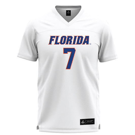 Florida - NCAA Women's Lacrosse : Molly Doran - White Lacrosse Jersey -0