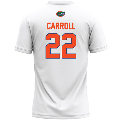 Florida - NCAA Women's Lacrosse : Madison Carroll - White Lacrosse Jersey -1