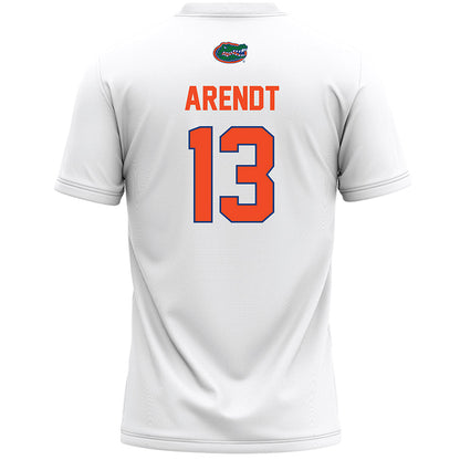 Florida - NCAA Women's Lacrosse : Maureen Arendt - White Lacrosse Jersey