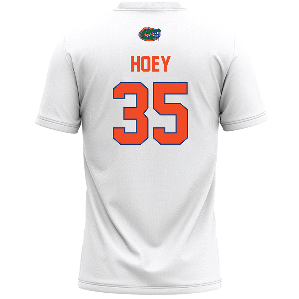 Florida - NCAA Women's Lacrosse : Georgia Hoey - White Lacrosse Jersey -1