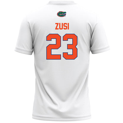 Florida - NCAA Women's Lacrosse : Riley Zusi - White Lacrosse Jersey