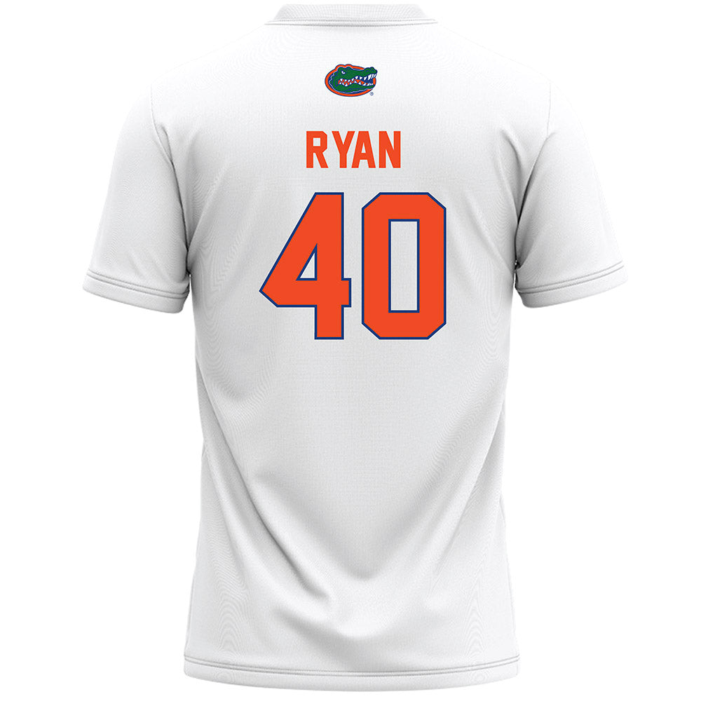 Florida - NCAA Women's Lacrosse : Colleen Ryan - White Lacrosse Jersey -1
