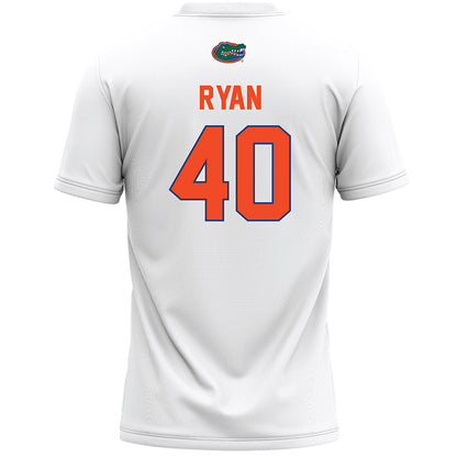 Florida - NCAA Women's Lacrosse : Colleen Ryan - White Lacrosse Jersey -1