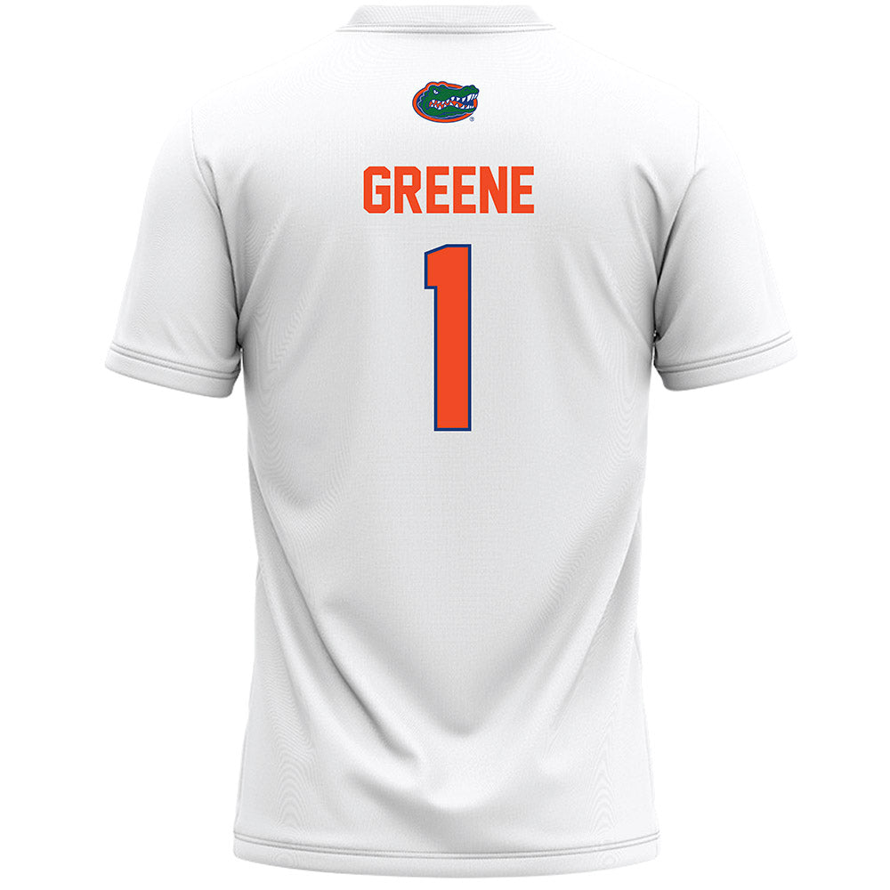 Florida - NCAA Women's Lacrosse : Gabby Greene - White Lacrosse Jersey