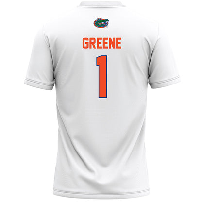 Florida - NCAA Women's Lacrosse : Gabby Greene - White Lacrosse Jersey